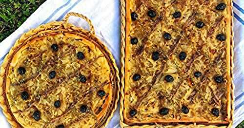 Pissaladière au thym citron 