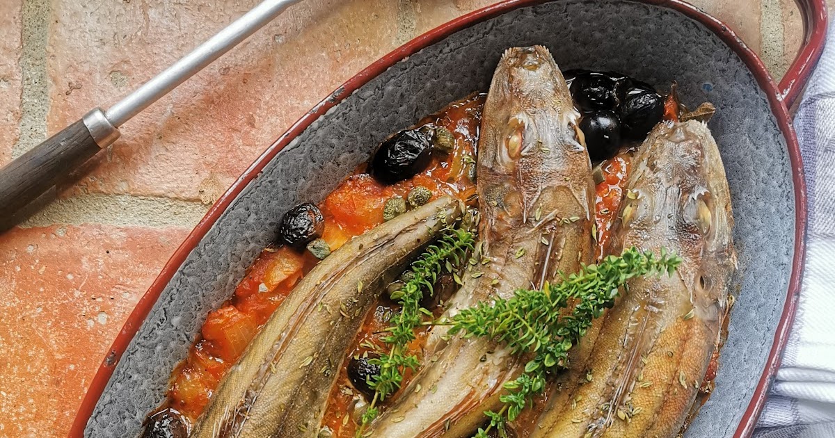 Rougets grondin à la tomate 