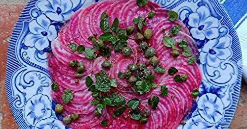 Betteraves Chioggia vinaigrette 