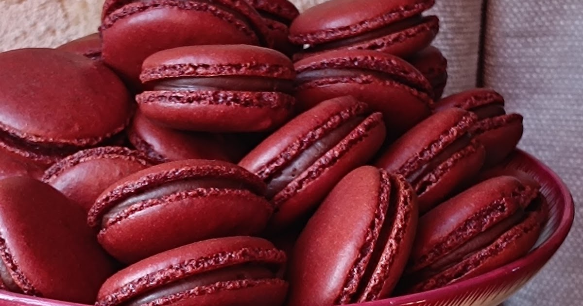 Macarons au chocolat 