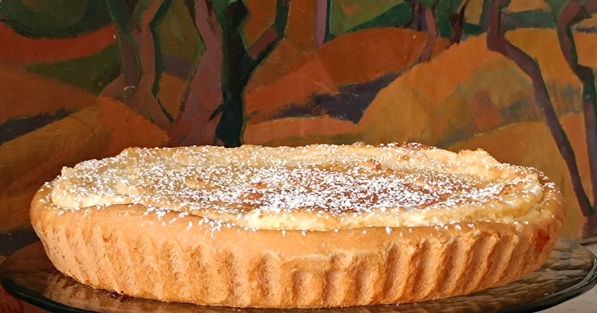 Tarte à la semoule & à la confiture d'abricot 