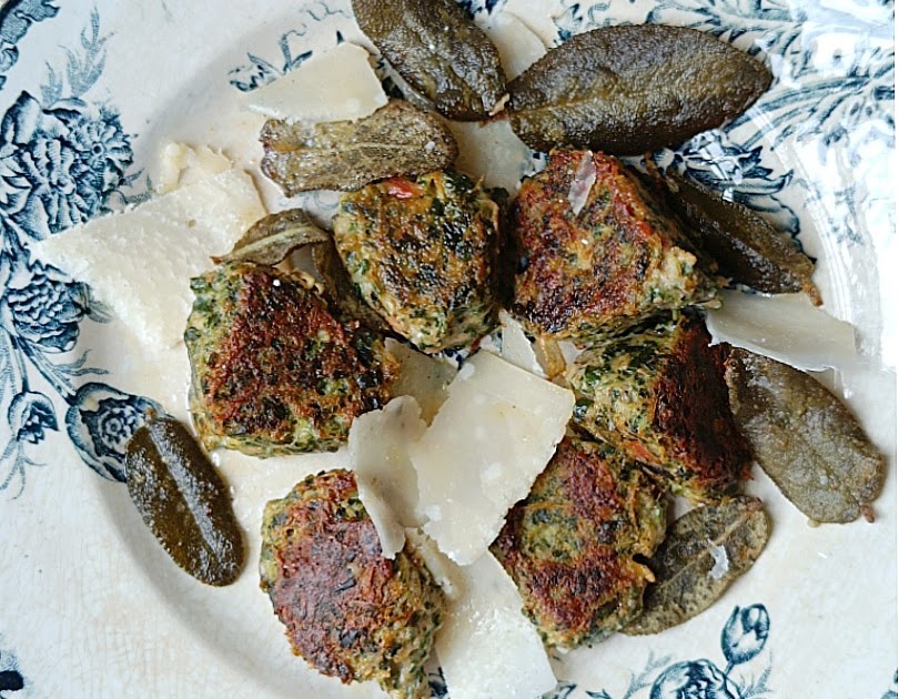 Gnudi aux blettes & au beurre de sauge
