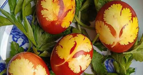 Oeufs décorés 