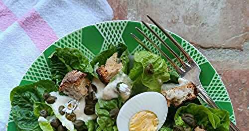 Salade romaine aux oeufs 