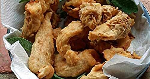 Beignets de radicelles de poireaux