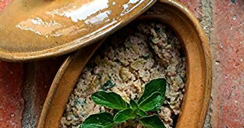 Rillettes de thon aux olives vertes 