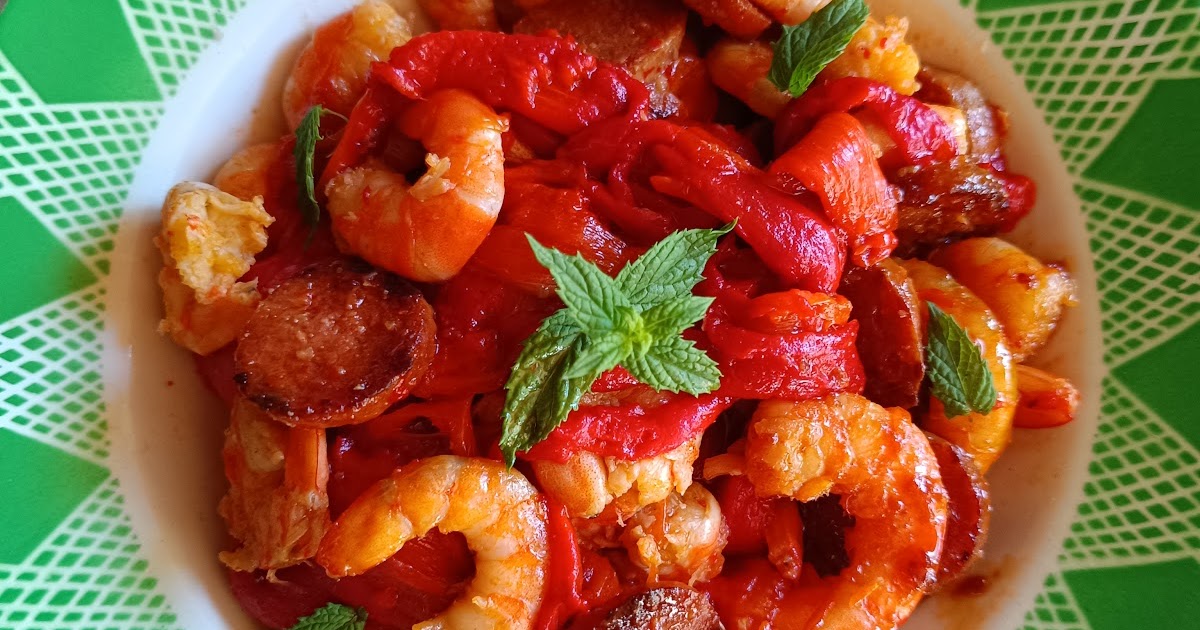 Crevettes au chorizo 