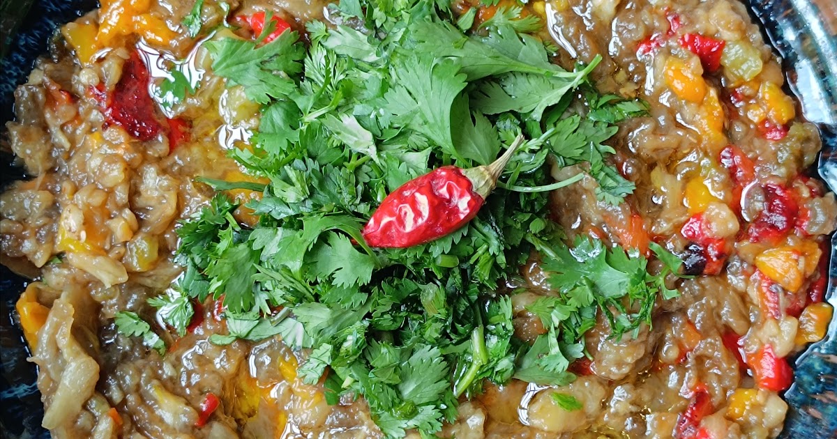 Tartinade d'aubergine au poivron 