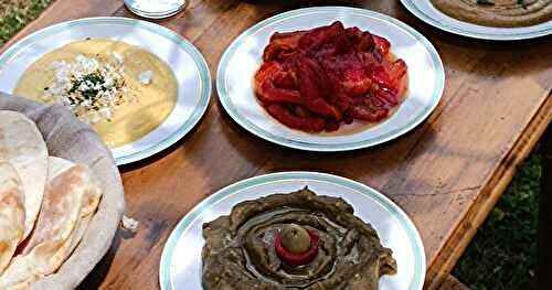 Fatteh libanais pour un apéritif sous la tonnelle 