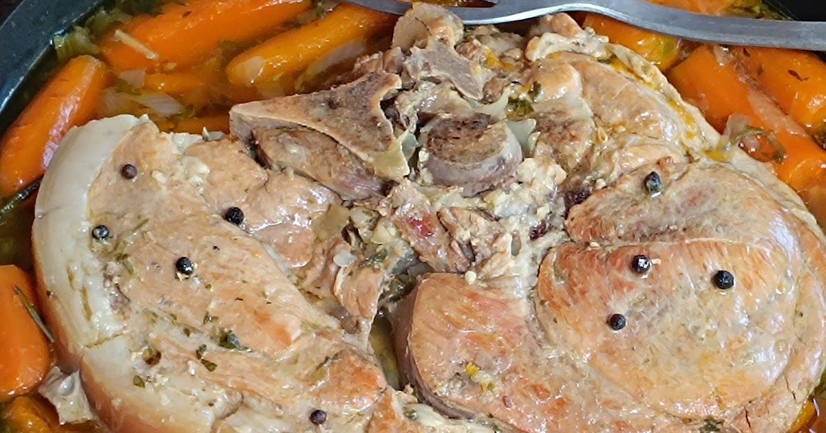 Rouelle de porc au cidre