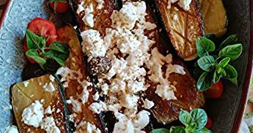 Courgettes grillées à la feta