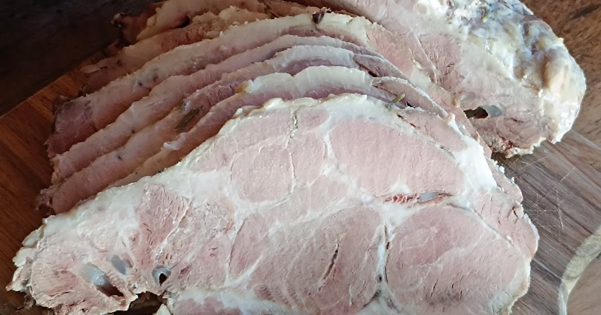 Echine de porc confite