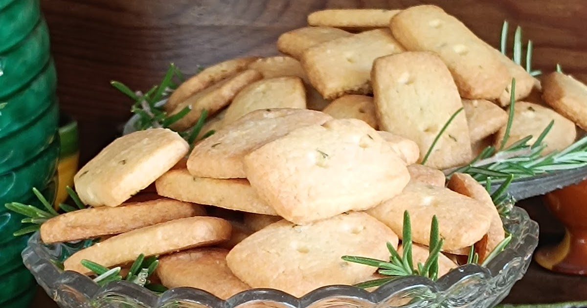 Sablés au romarin 