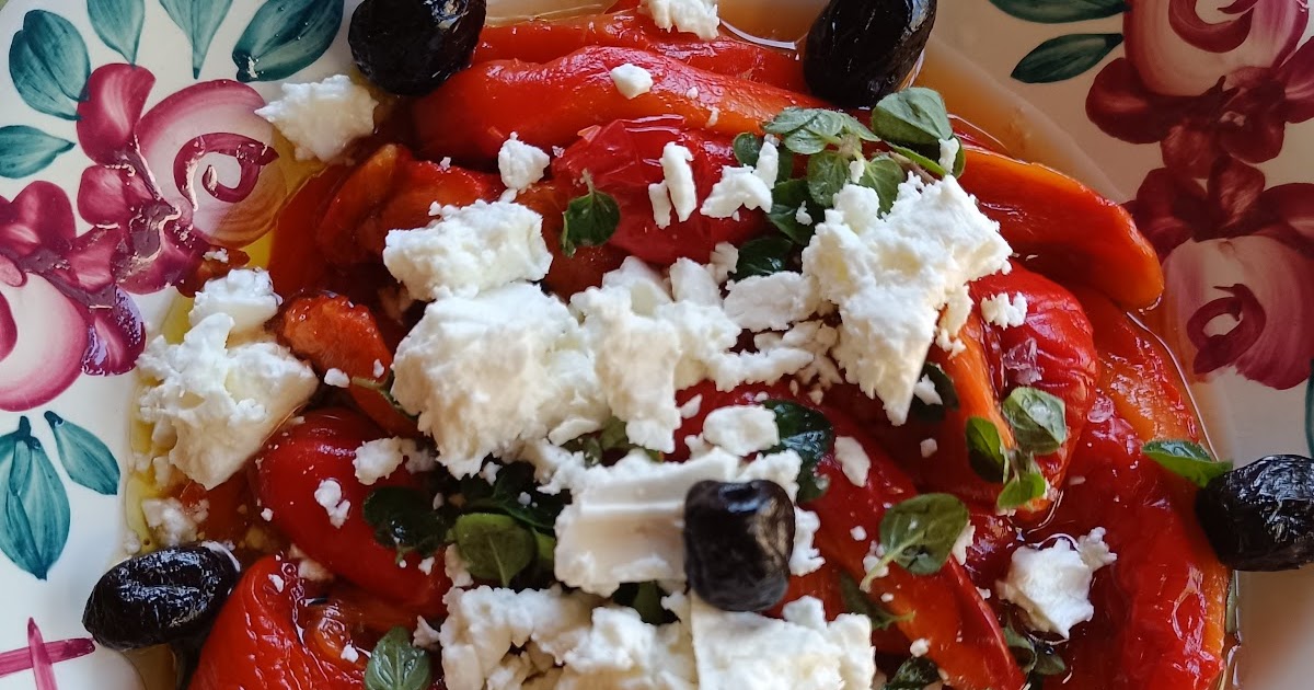 Poivrons grillés à la feta