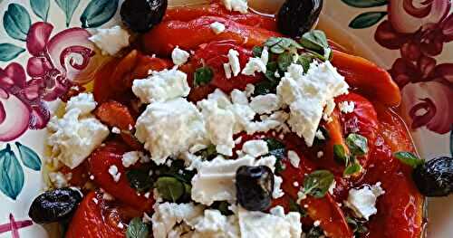 Poivrons grillés à la feta
