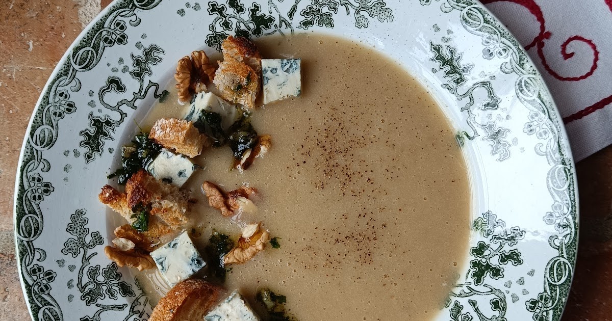 Soupe de haricots coco au Bleu