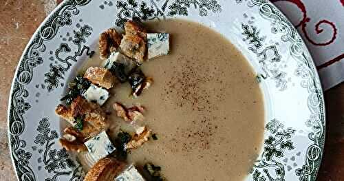 Soupe de haricots coco au Bleu