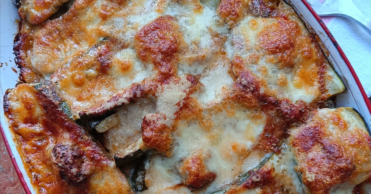 Gratin de courgettes au riz