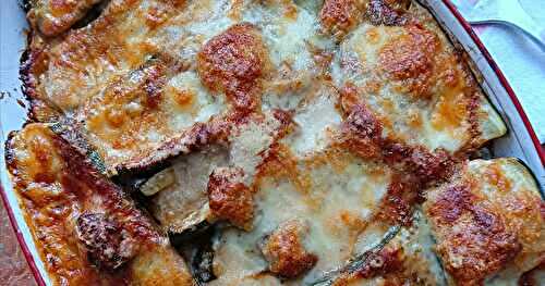 Gratin de courgettes au riz