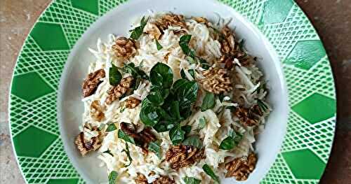 Céleri rémoulade à la pomme et aux noix