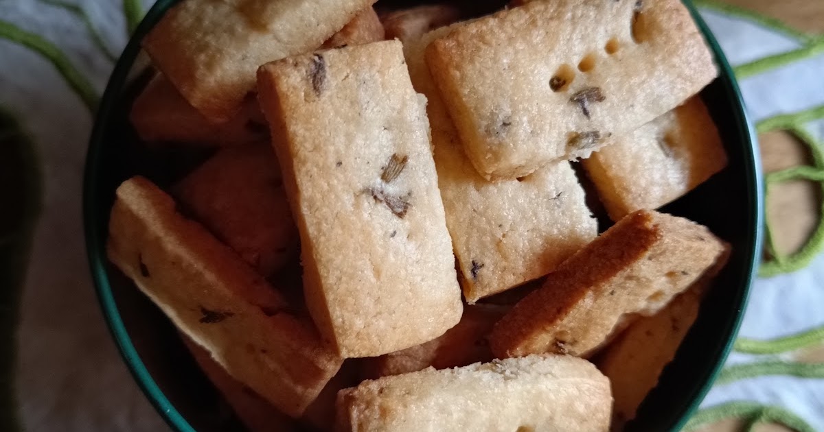 Sablés à la lavande 