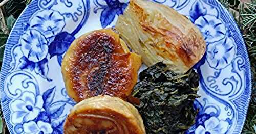 Fleischschnakas à la pintade (escargots à la viande)