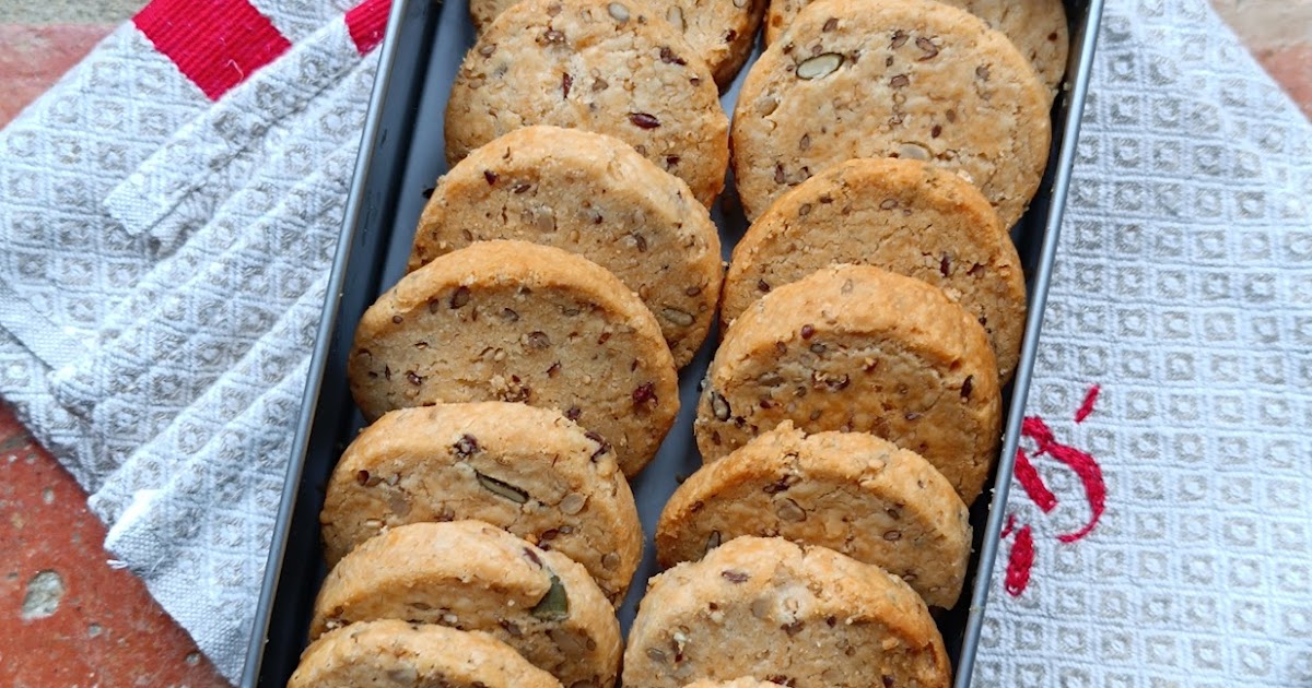 Sablés au parmesan et aux graines 
