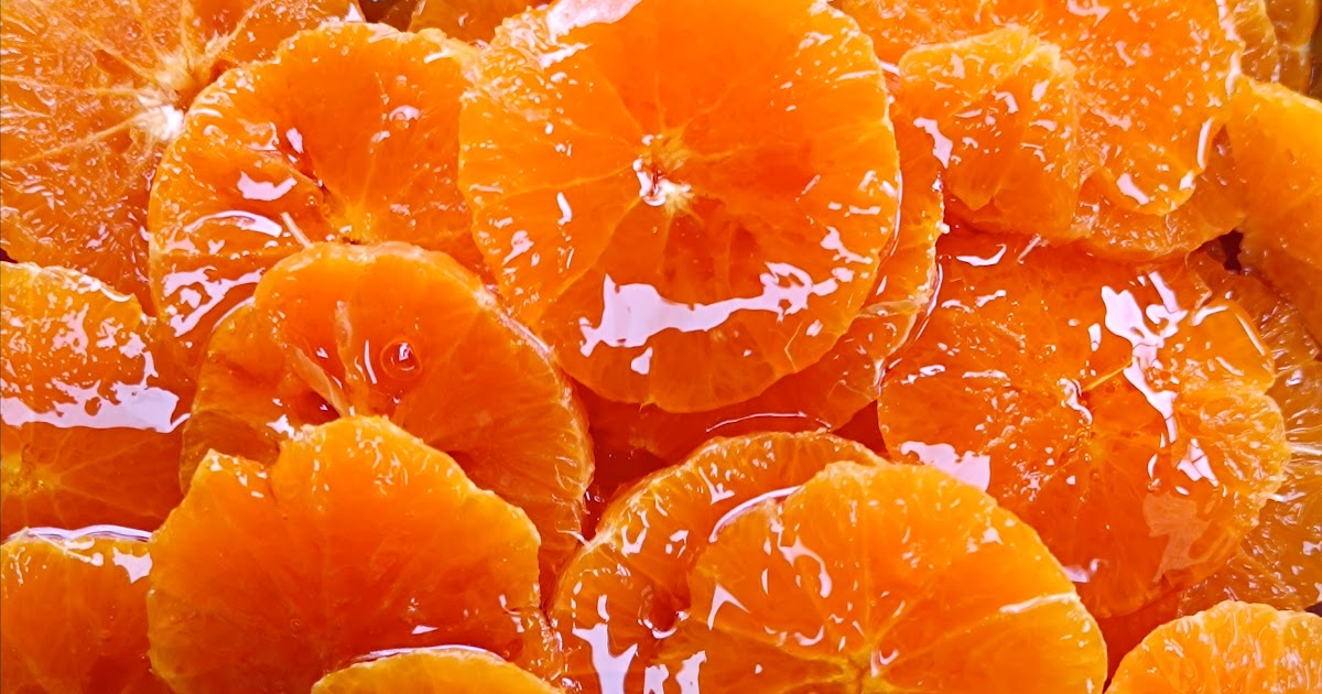 Salade de clémentines au caramel 