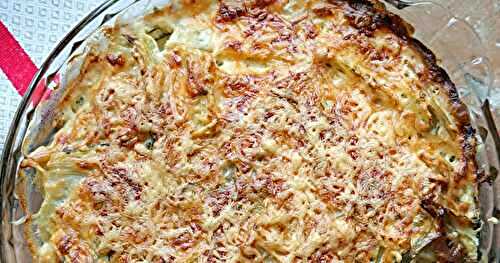 Gratin de côtes de blettes à la persillade