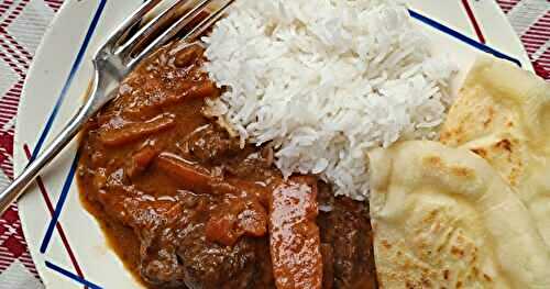 Curry de bœuf aux carottes 