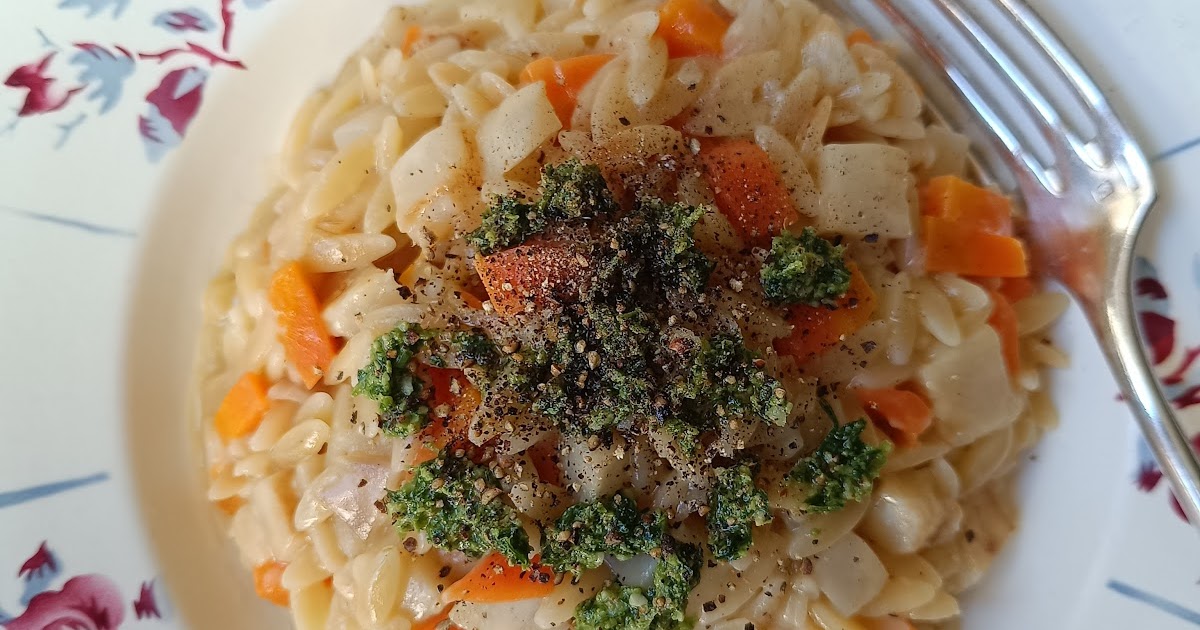 Orzotto au céleri rave 