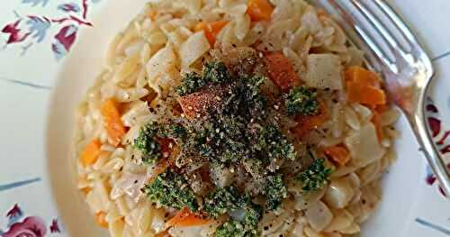 Orzotto au céleri rave 