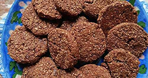 Sablés au sarrasin et au chocolat