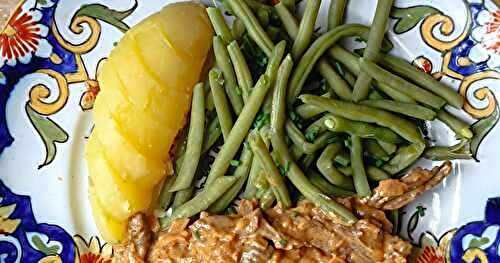 Boeuf Stroganov minute