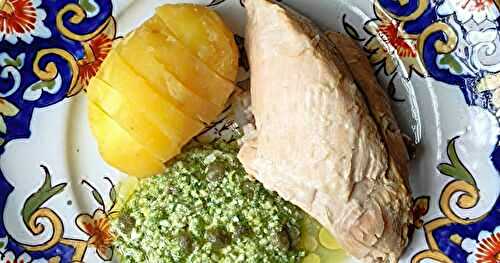 Jarret de porc frais sauce gribiche 