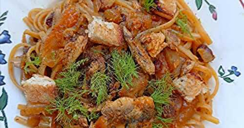 Pâtes aux sardines 