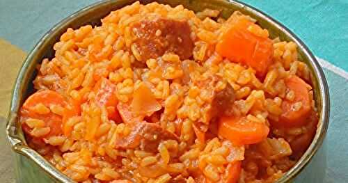 Risotto au chorizo et aux carottes 