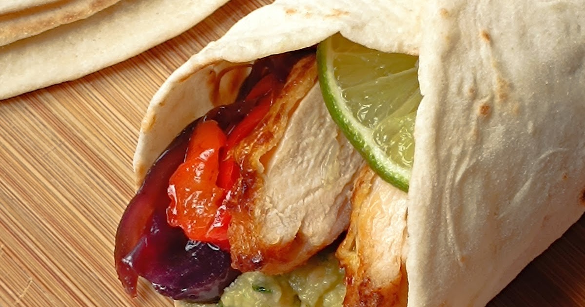 Fajitas au poulet et au poivron