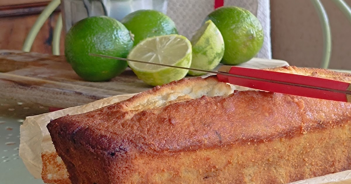 Cake au citron vert