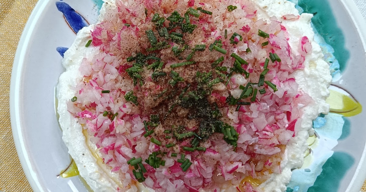 Crème de feta aux radis