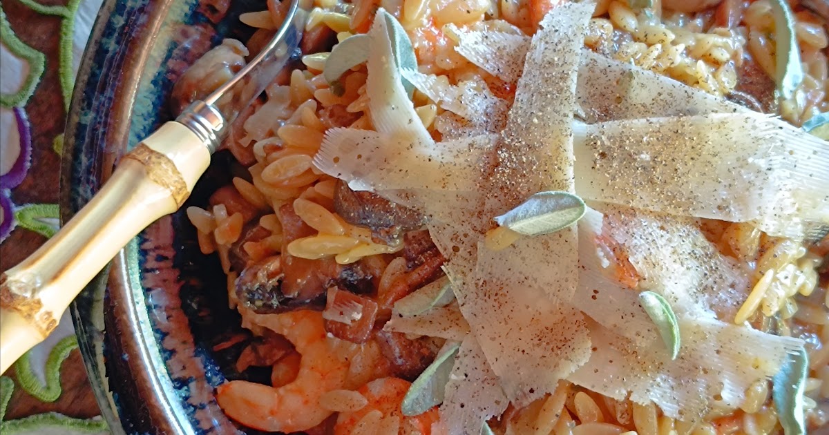 Orzotto aux crevettes