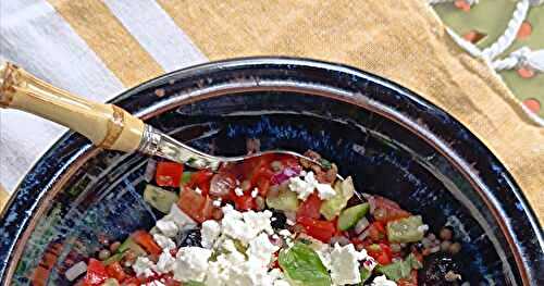 Salade de lentilles à la feta