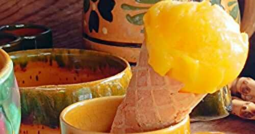 Sorbet à la mangue