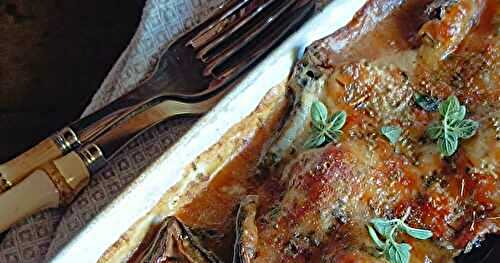 Aubergines gratinées à la viande 