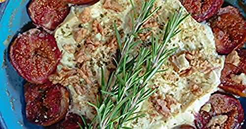 Feta rôtie aux figues fraîches