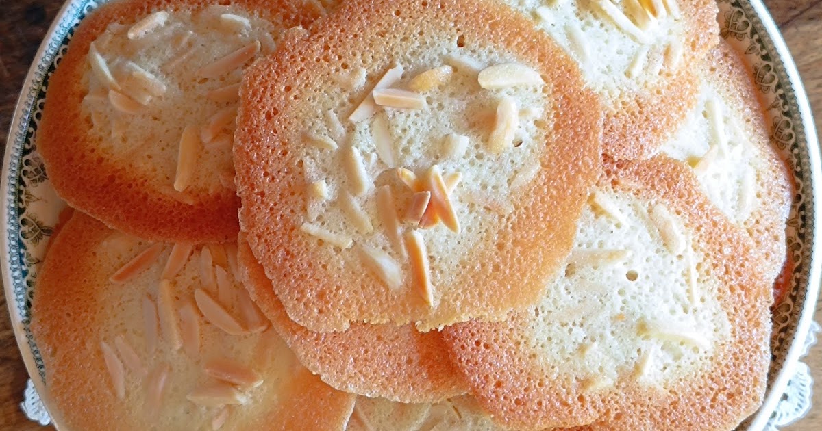 Tuiles aux amandes en bâtonnets