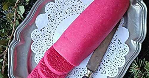 Pâte d'amande rose