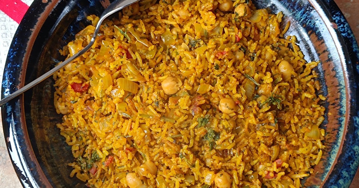 Riz sauté aux pois chiches