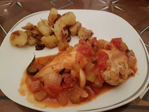 Pollo in tecia (poulet en cocotte)