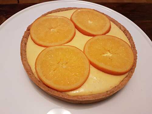 Tarte à l'orange d'après Pierre Gagnaire